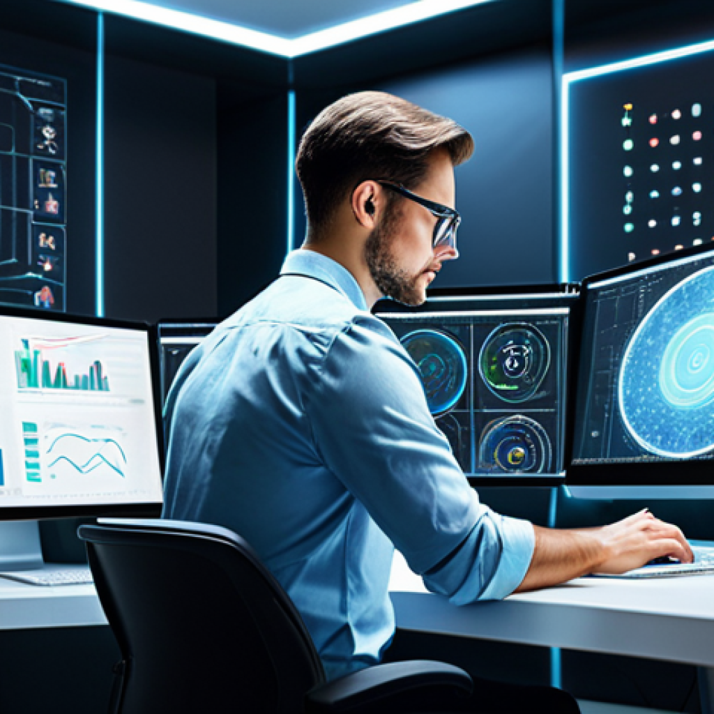 AI-Assisted Writing**

"A modern office setting, a content creator working on a computer, surrounded by AI icons and data visualizations, fully clothed, appropriate attire, professional, safe for work, perfect anatomy, correct proportions, natural pose, bright lighting, concept art, digital painting, high quality."

**