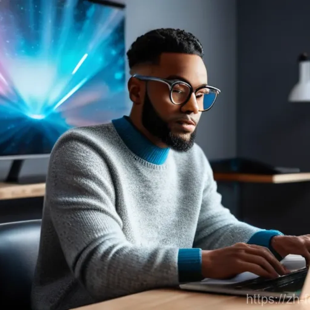 창작자와 기술의 협업 - **Prompt: AI as a Creative Muse and Idea Generator**
    "A vibrant, medium shot of a diverse conten...