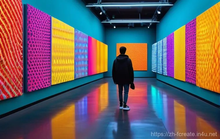 AI가 만든 예술 작품의 가치 - **Prompt:** A professional female interior designer, mid-30s, working diligently in a brightly lit, ...