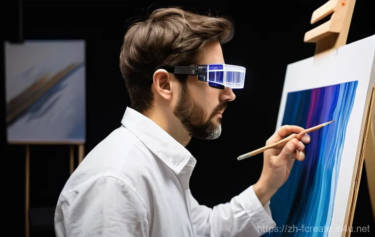 아티스트의 디지털 미래 - **Prompt:** A diverse group of avatars, each distinctly designed with fashionable, fully-covering di...