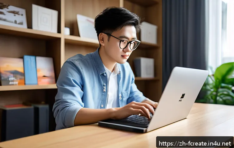 AI 기반의 창작 분석 - A modern workspace scene showing a young Chinese content creator using an AI-powered writing assista...